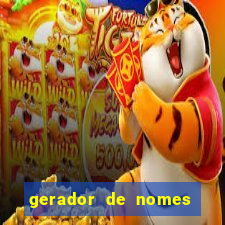 gerador de nomes para jogos